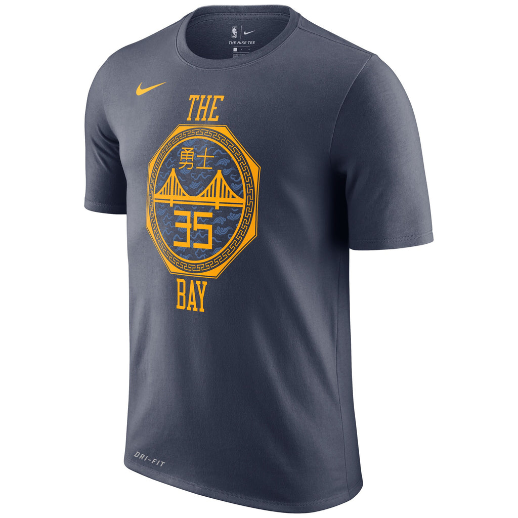 [9Z2B7BAWZWARKD-DURANT] Youth Nike NBA GSW "The Bay" Name and Number Durant Tee