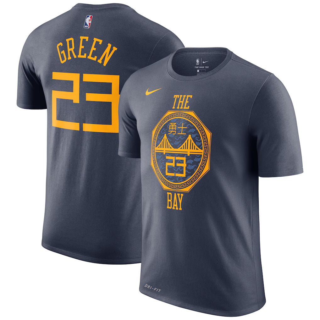 [AH1328-476] Womens Nike NBA GSW The Bay Name & Number Draymond Green T-Shirt