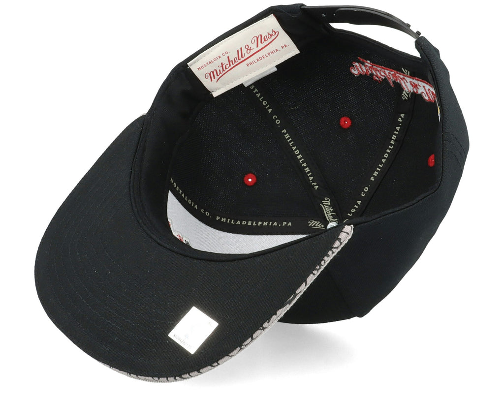 MENS MITCHELL & NESS NBA THREE COLLECTION SNAPBACK LAKERS - BLACK-GREY