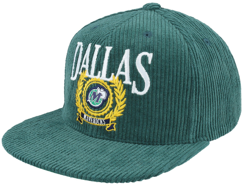 MENS MITCHELL & NESS NBA LEVELZ SNAPBACK HWC MAVERICKS - DARK GREEN