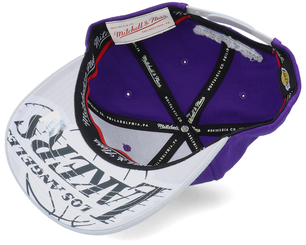 [6HSSMM19493-LALPRGY] MENS NBA LA LAKERS SPOT LIGHTS REDLINE SNAPBACK