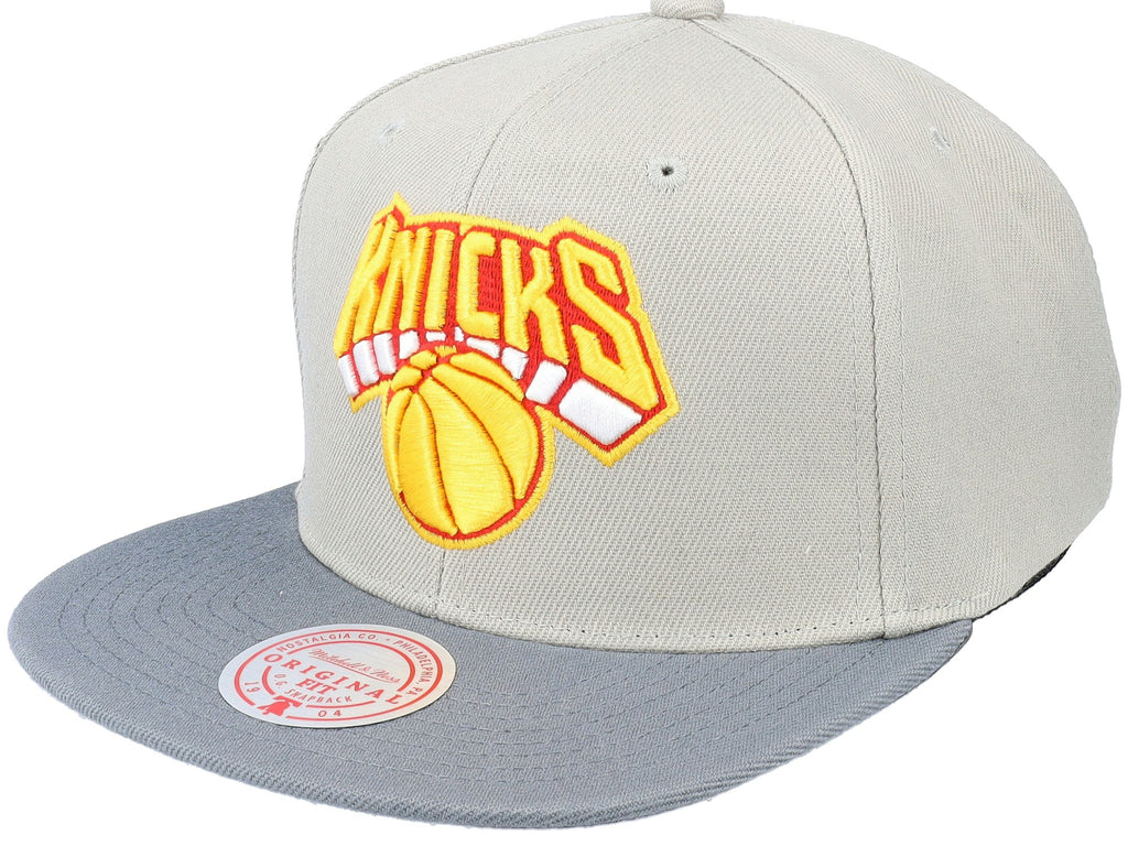 Mens MITCHELL & NESS NBA COOL GRAY 3 SNAPBACK KNICKS