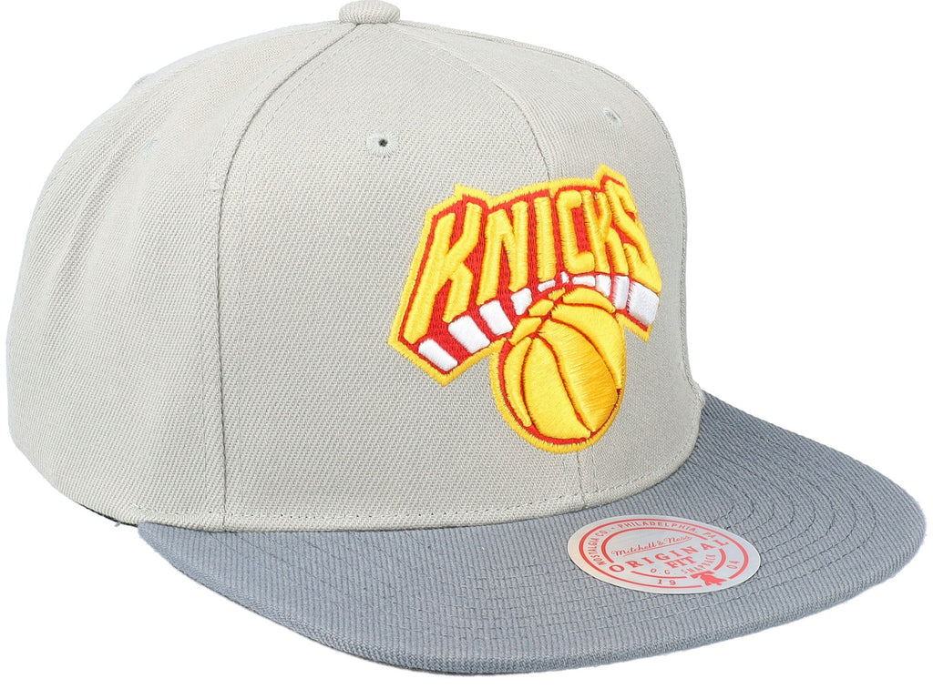 Mens MITCHELL & NESS NBA COOL GRAY 3 SNAPBACK KNICKS