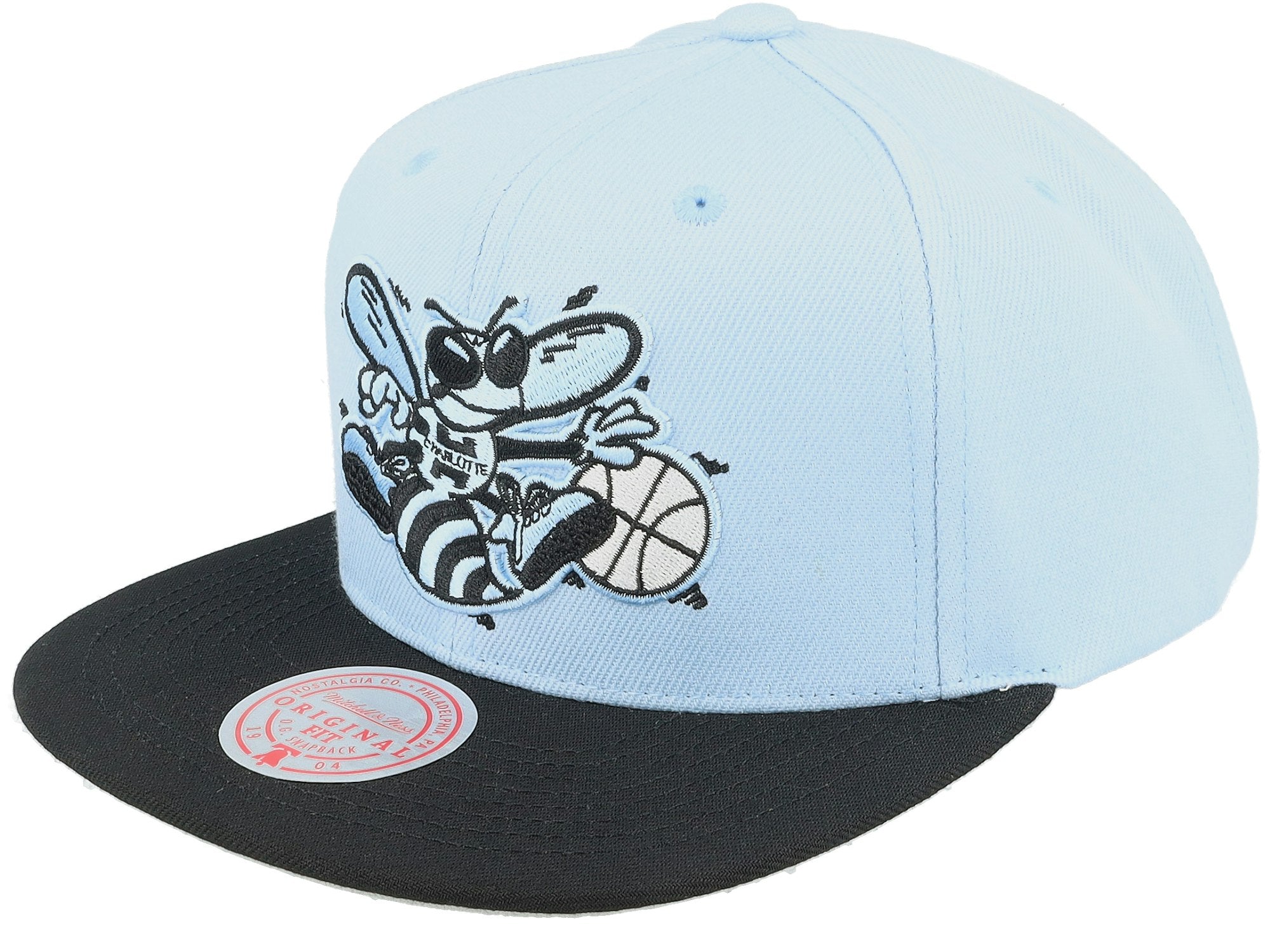 Mens MITCHELL & NESS NBA UNIVERSITY AWAY 2 TONE SNAPBACK HWC HORNETS