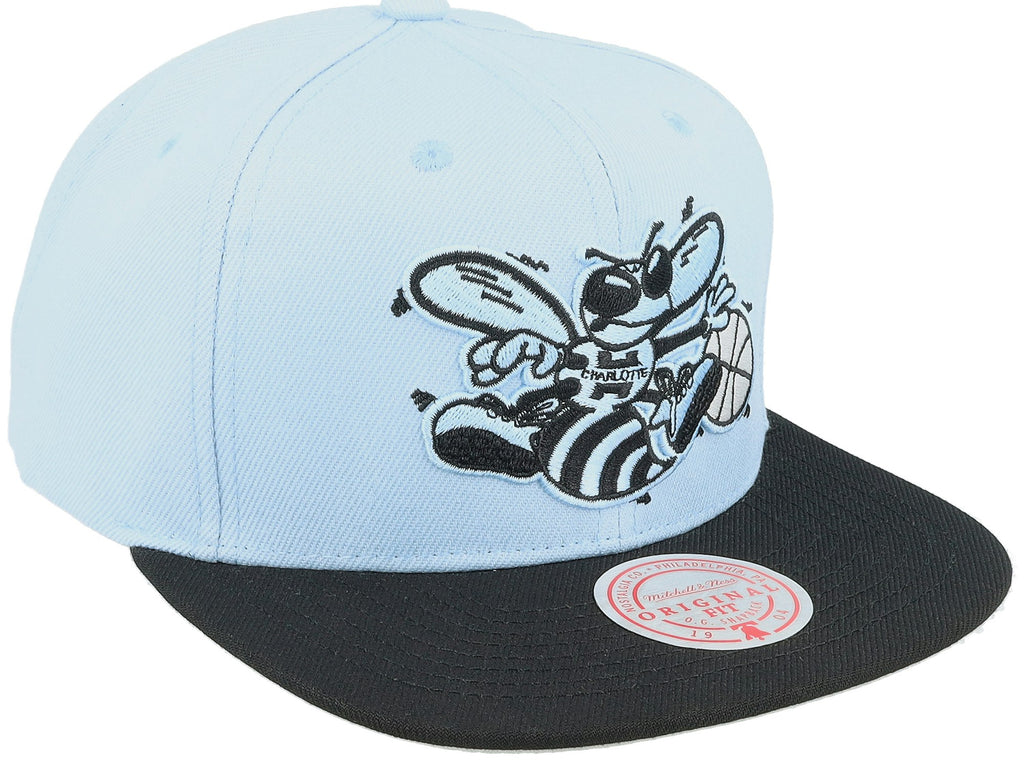 Mens MITCHELL & NESS NBA UNIVERSITY AWAY 2 TONE SNAPBACK HWC HORNETS