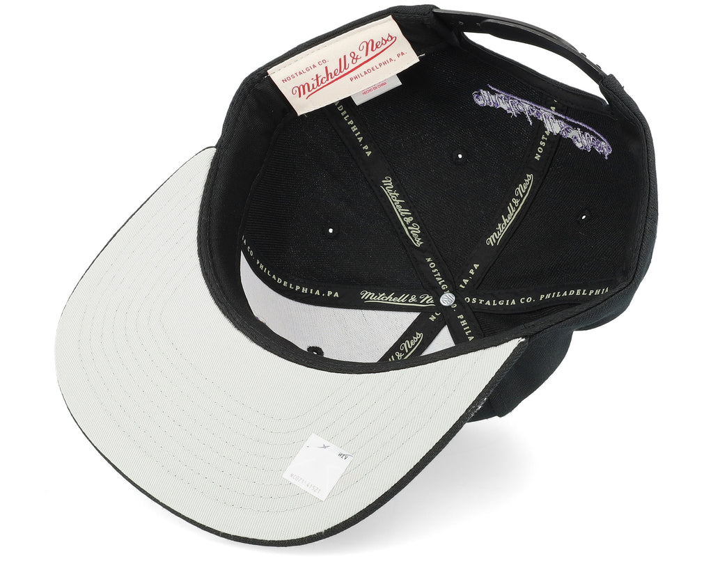 MENS MITCHELL & NESS NBA CORE BASIC SNAPBACK LAKERS - BLACK-GREY