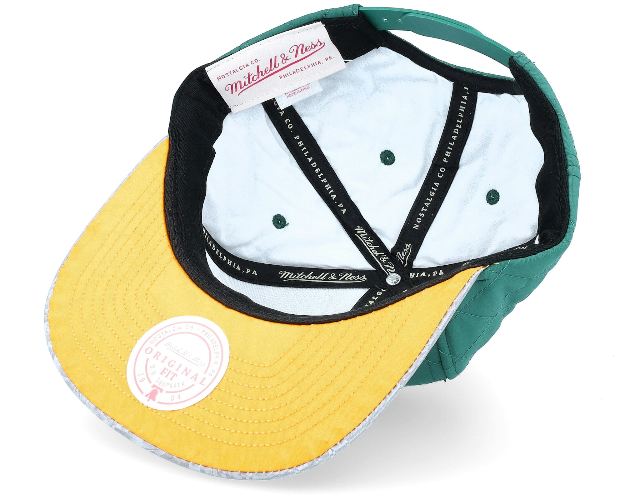 MENS MITCHELL & NESS NBA DIAMOND BASE SNAPBACK HWC CELTICS - GREEN