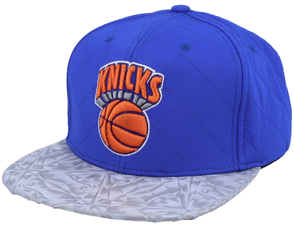 MENS MITCHELL & NESS NBA DIAMOND BASE SNAPBACK HWC KNICKS - BLUE