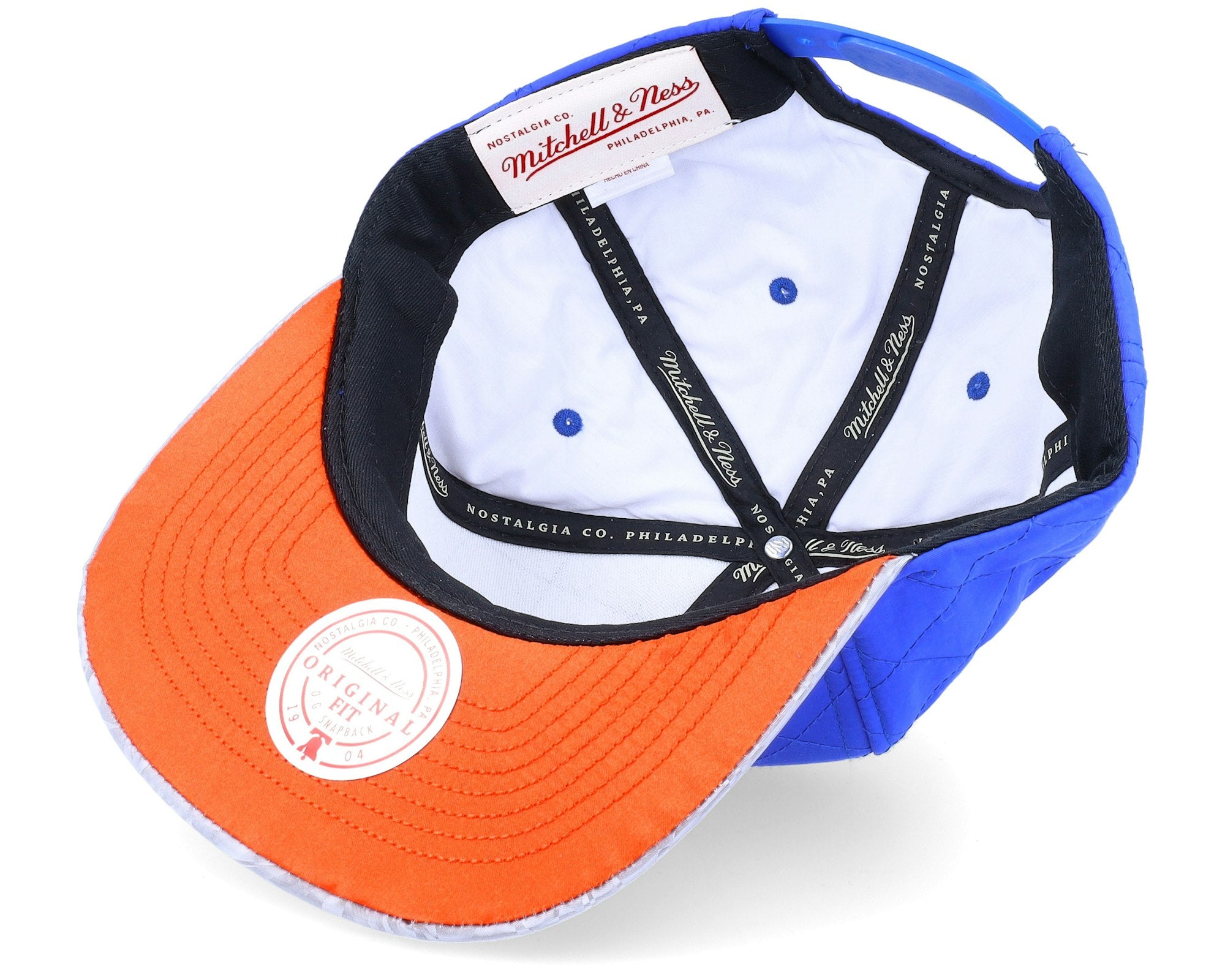 MENS MITCHELL & NESS NBA DIAMOND BASE SNAPBACK HWC KNICKS - BLUE