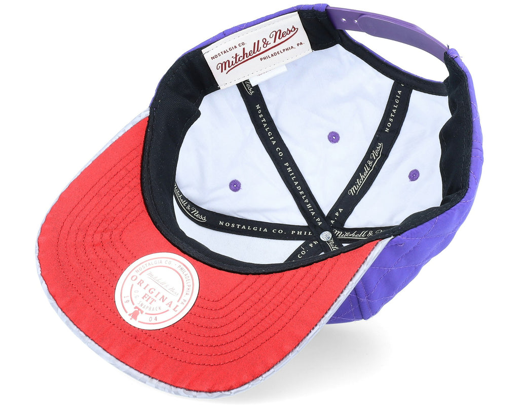 MENS MITCHELL & NESS NBA DIAMOND BASE SNAPBACK HWC RAPTORS - PURPLE