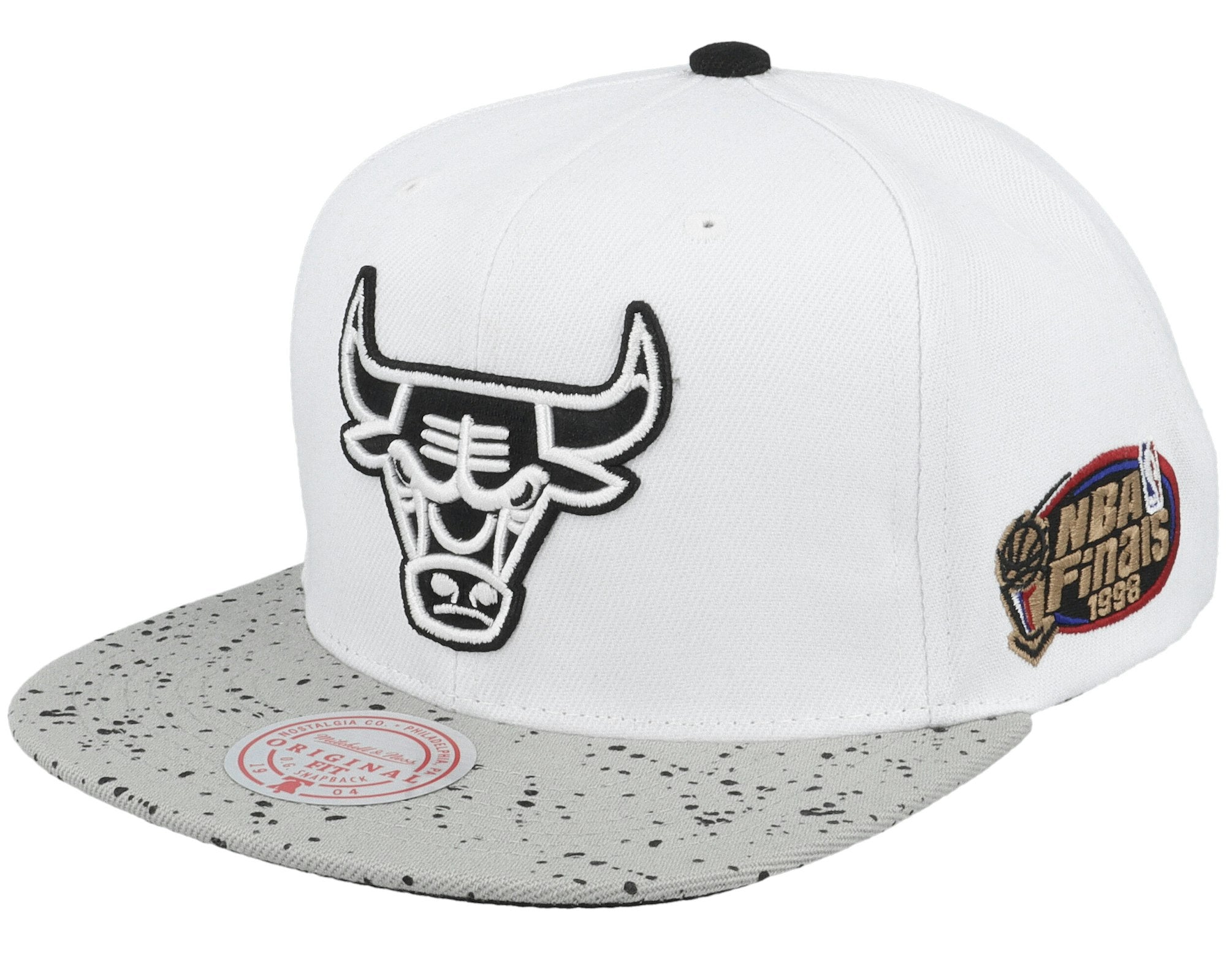 Mens MITCHELL & NESS NBA CEMENT TOP SNAPBACK BULLS