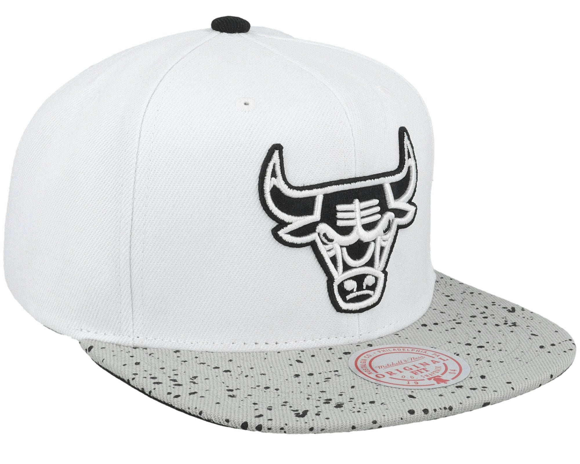 Mens MITCHELL & NESS NBA CEMENT TOP SNAPBACK BULLS