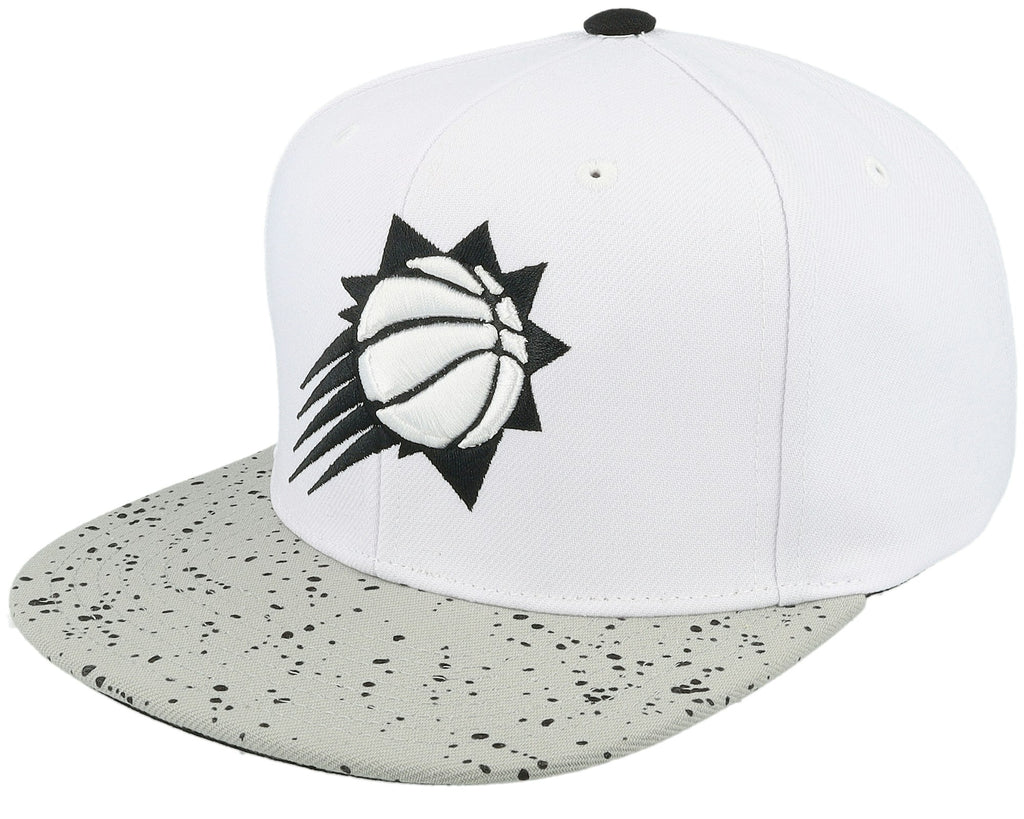 MENS MITCHELL & NESS NBA CEMENT TOP SNAPBACK SUNS