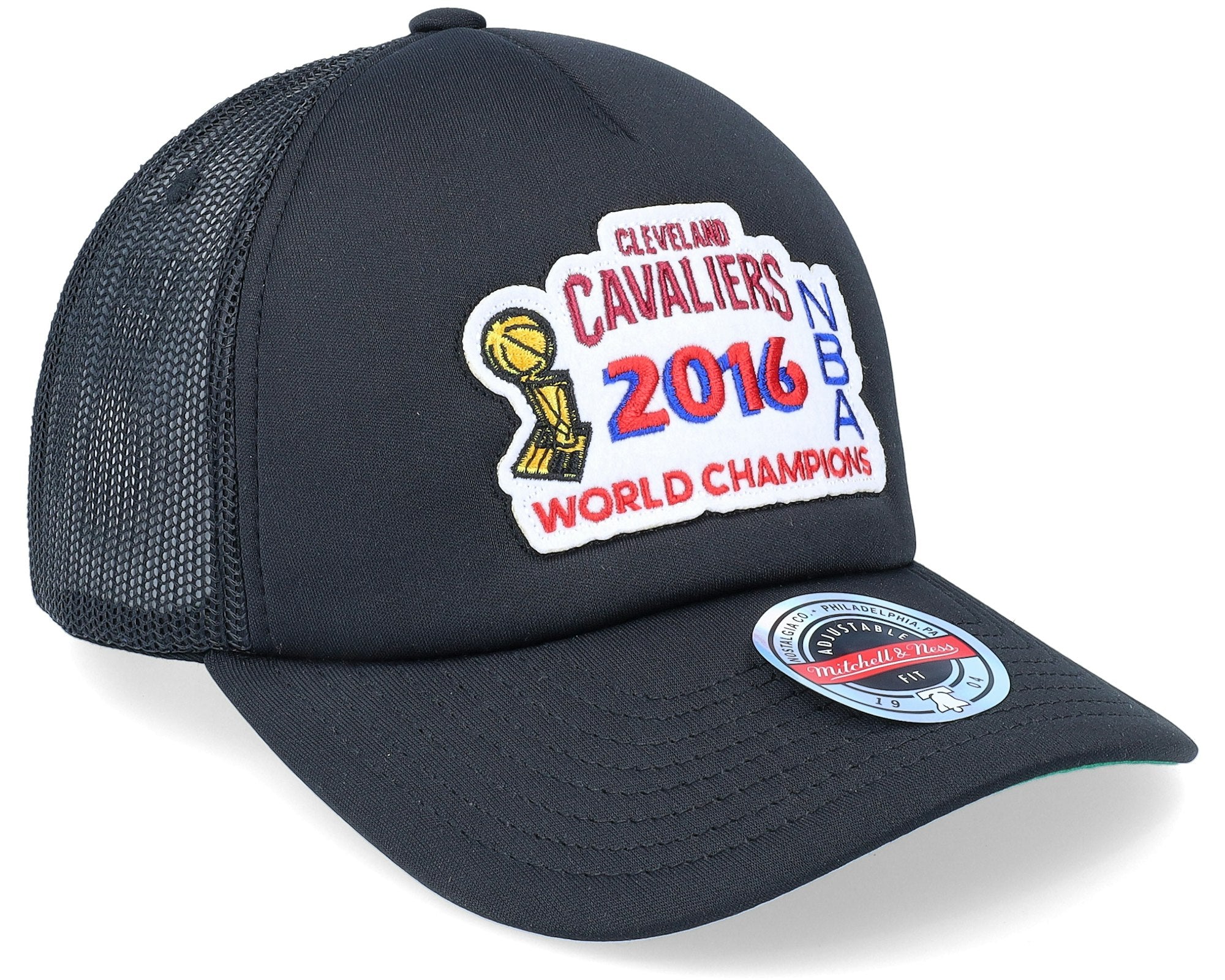 MENS MITCHELL & NESS NBA CHAMPIONSHIP TRUCKER CAVALIERS - BLACK