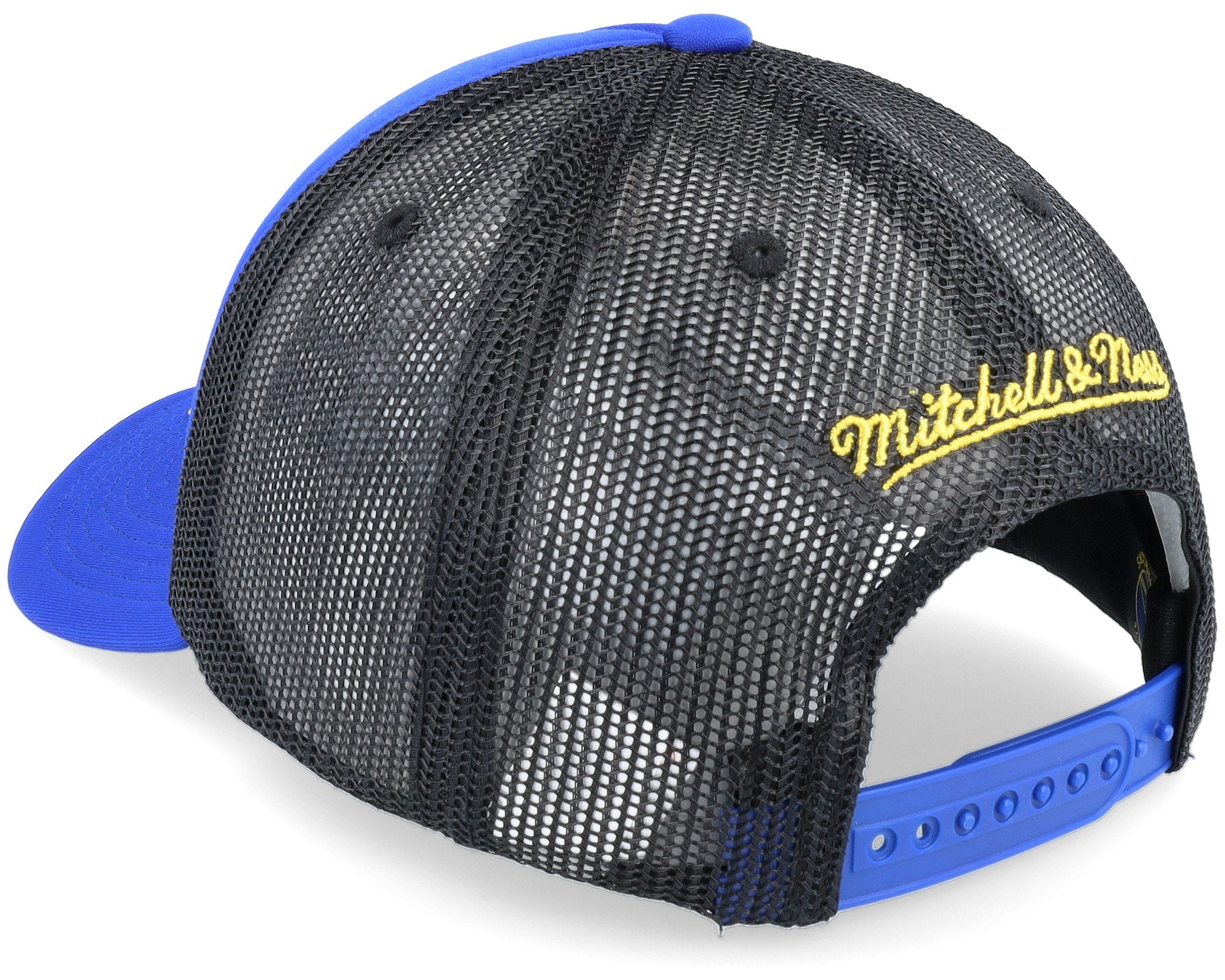 MENS MITCHELL & NESS NBA CHAMPIONSHIP TRUCKER WARRIORS - BLUE
