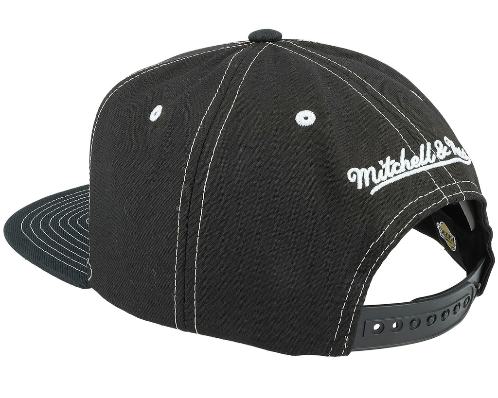 MENS MITCHELL & NESS NBA GLOW UP SNAPBACK LAKERS - BLACK