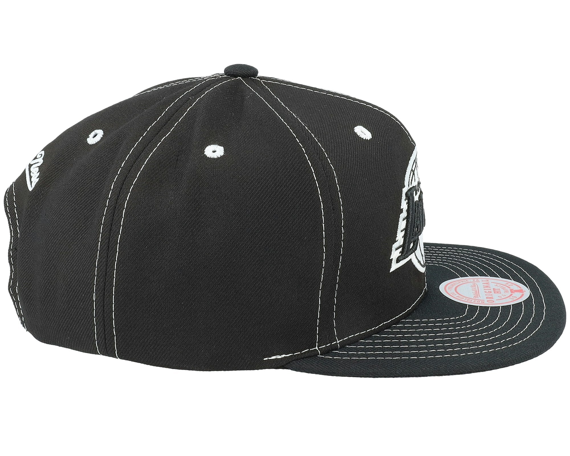 MENS MITCHELL & NESS NBA GLOW UP SNAPBACK LAKERS - BLACK
