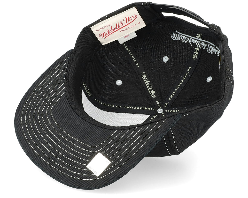 MENS MITCHELL & NESS NBA GLOW UP SNAPBACK LAKERS - BLACK