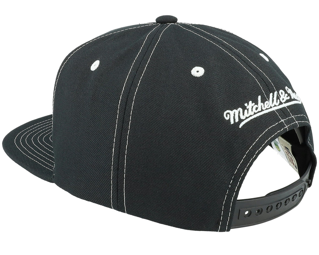 MENS MITCHELL & NESS NBA GLOW UP SNAPBACK HWC SUPERSONICS - BLACK