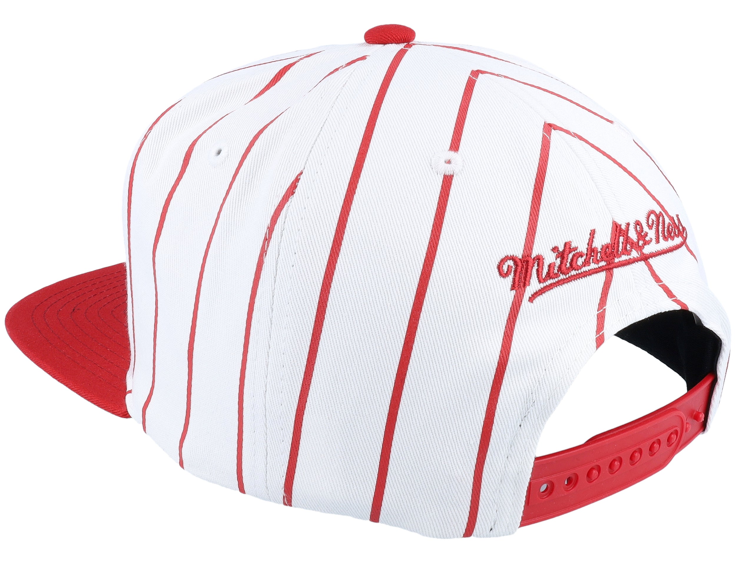 Mens Mitchell & Ness NBA RETRO PINSTRIPE SNAPBACK HWC ROCKETS
