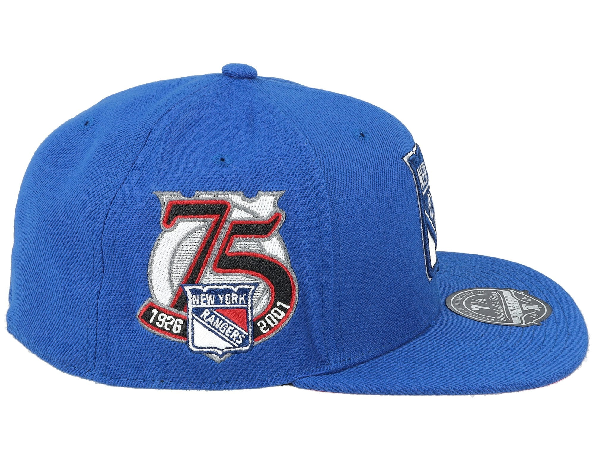 MENS MITCHELL & NESS NHL VINTAGE FITTED RANGERS - BLUE