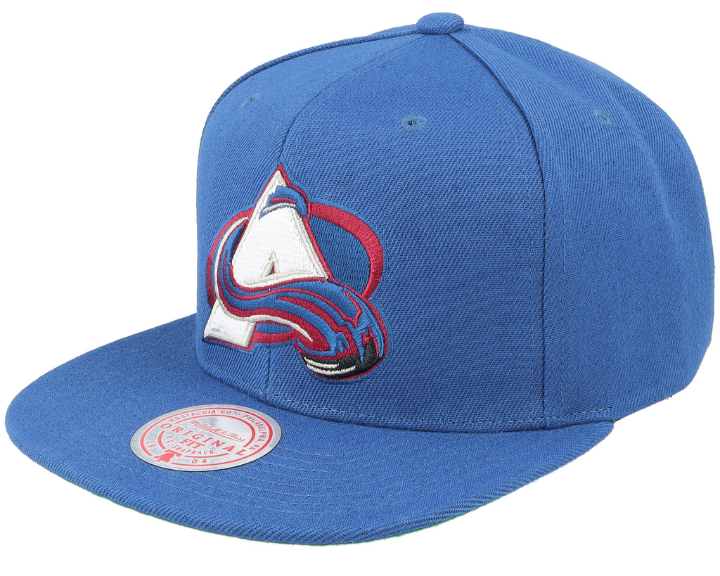 Mens Mitchell & Ness NHL ALTERNATE FLIP SNAPBACK AVALANCHE