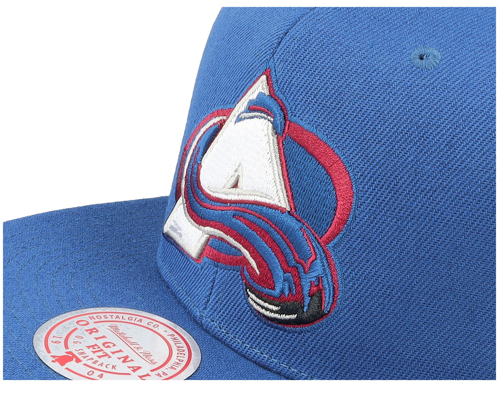 Mens Mitchell & Ness NHL ALTERNATE FLIP SNAPBACK AVALANCHE