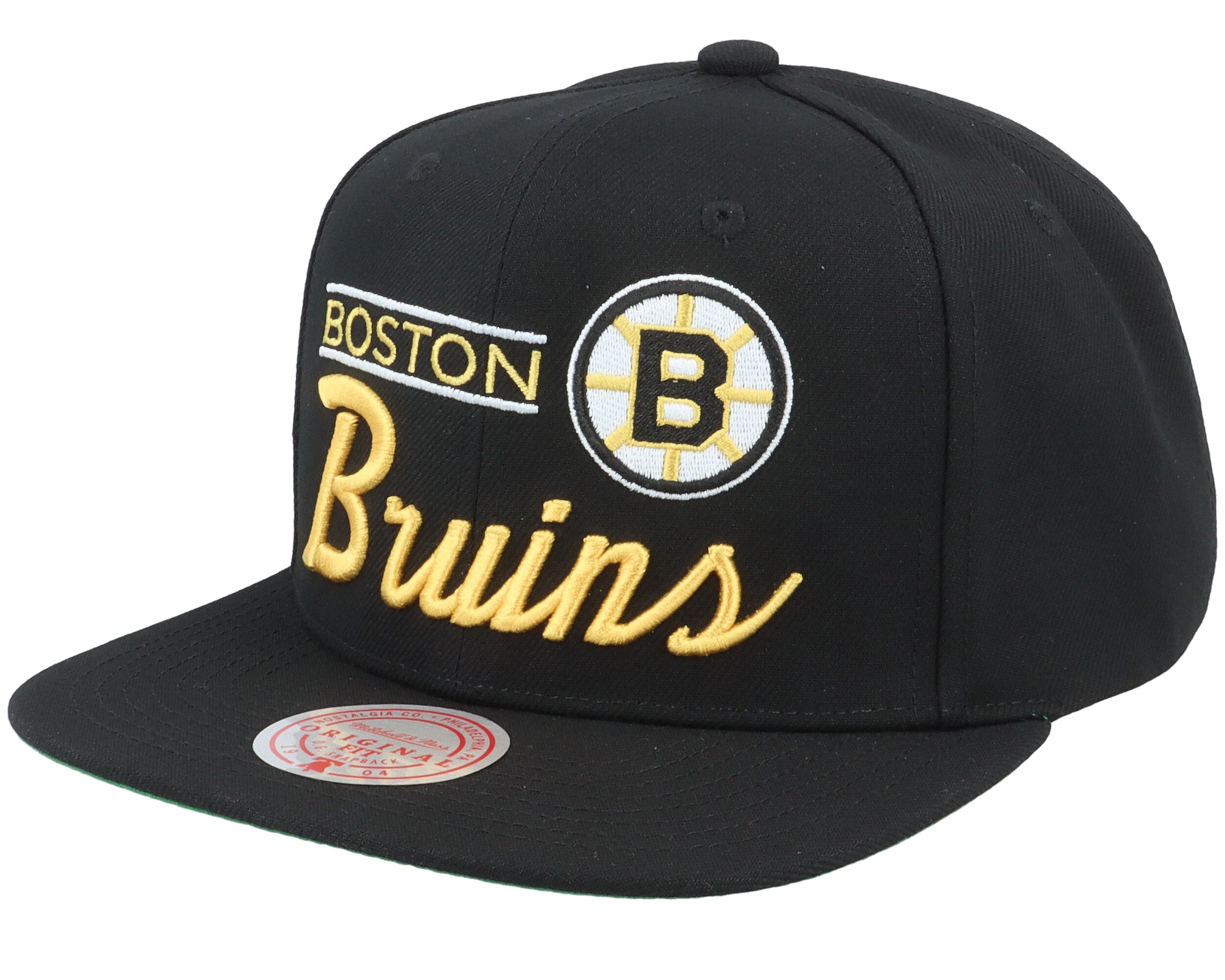 Mens Mitchell & Ness NHL RETRO LOCK UP SNAPBACK BRUINS
