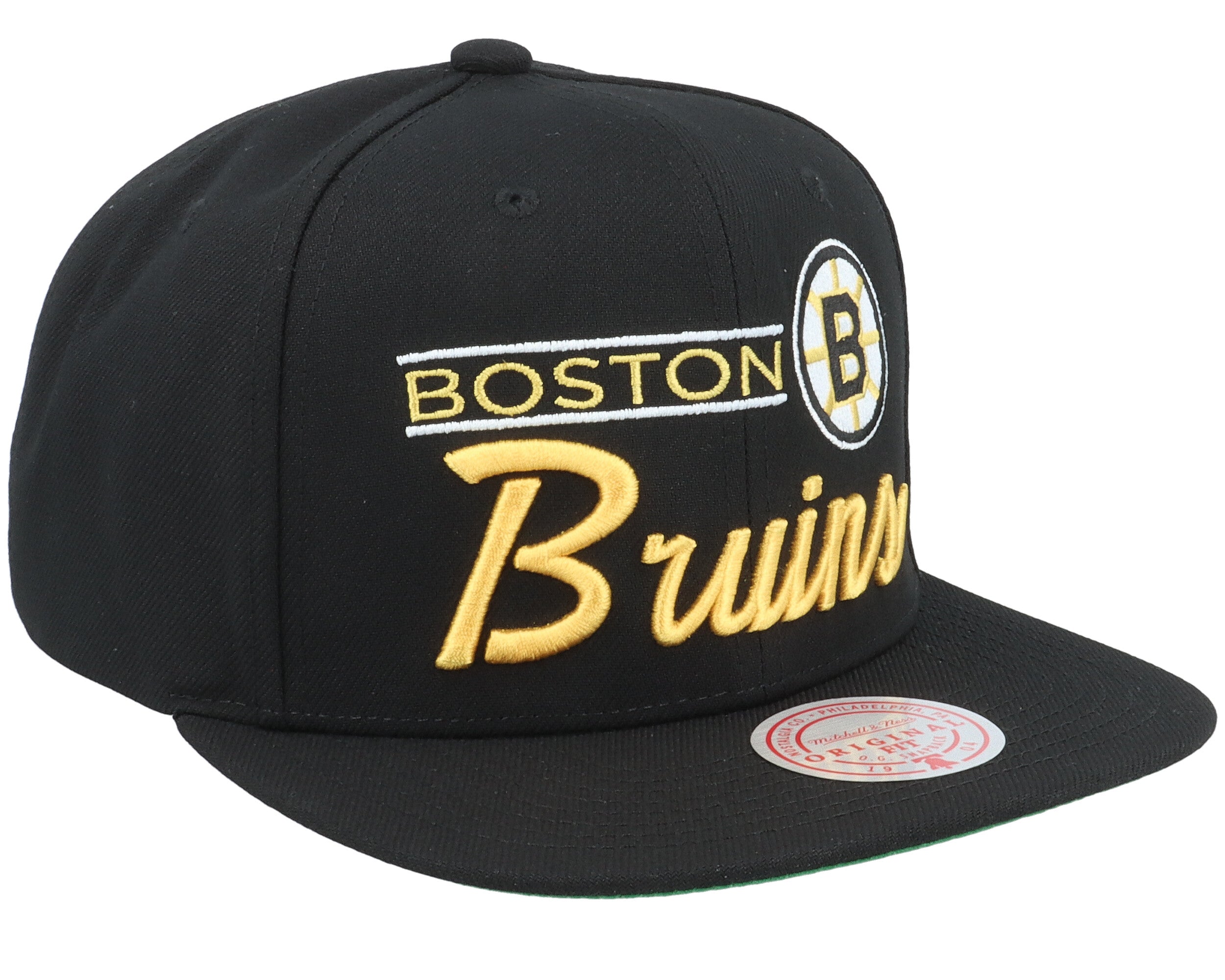 Mens Mitchell & Ness NHL RETRO LOCK UP SNAPBACK BRUINS