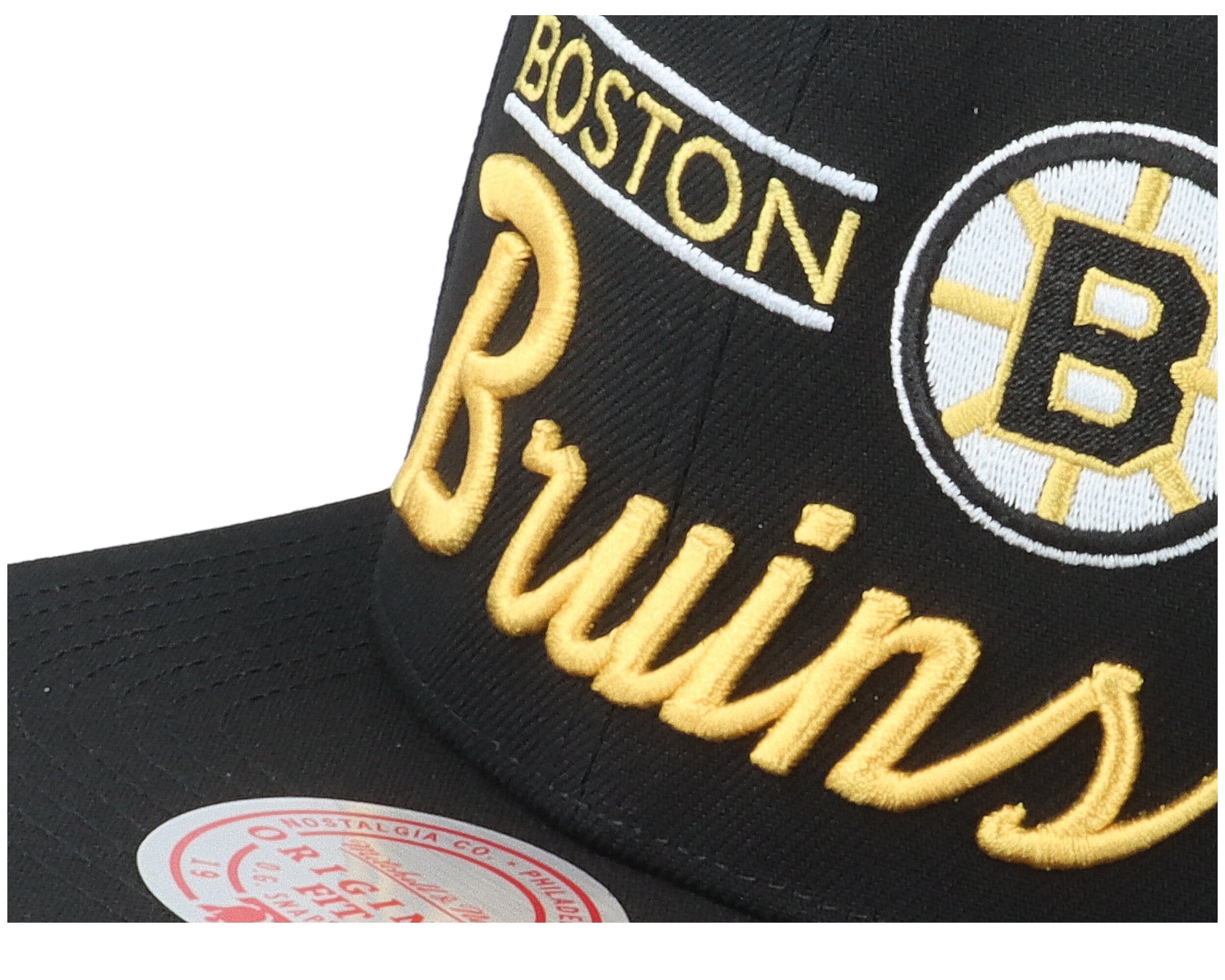 Mens Mitchell & Ness NHL RETRO LOCK UP SNAPBACK BRUINS