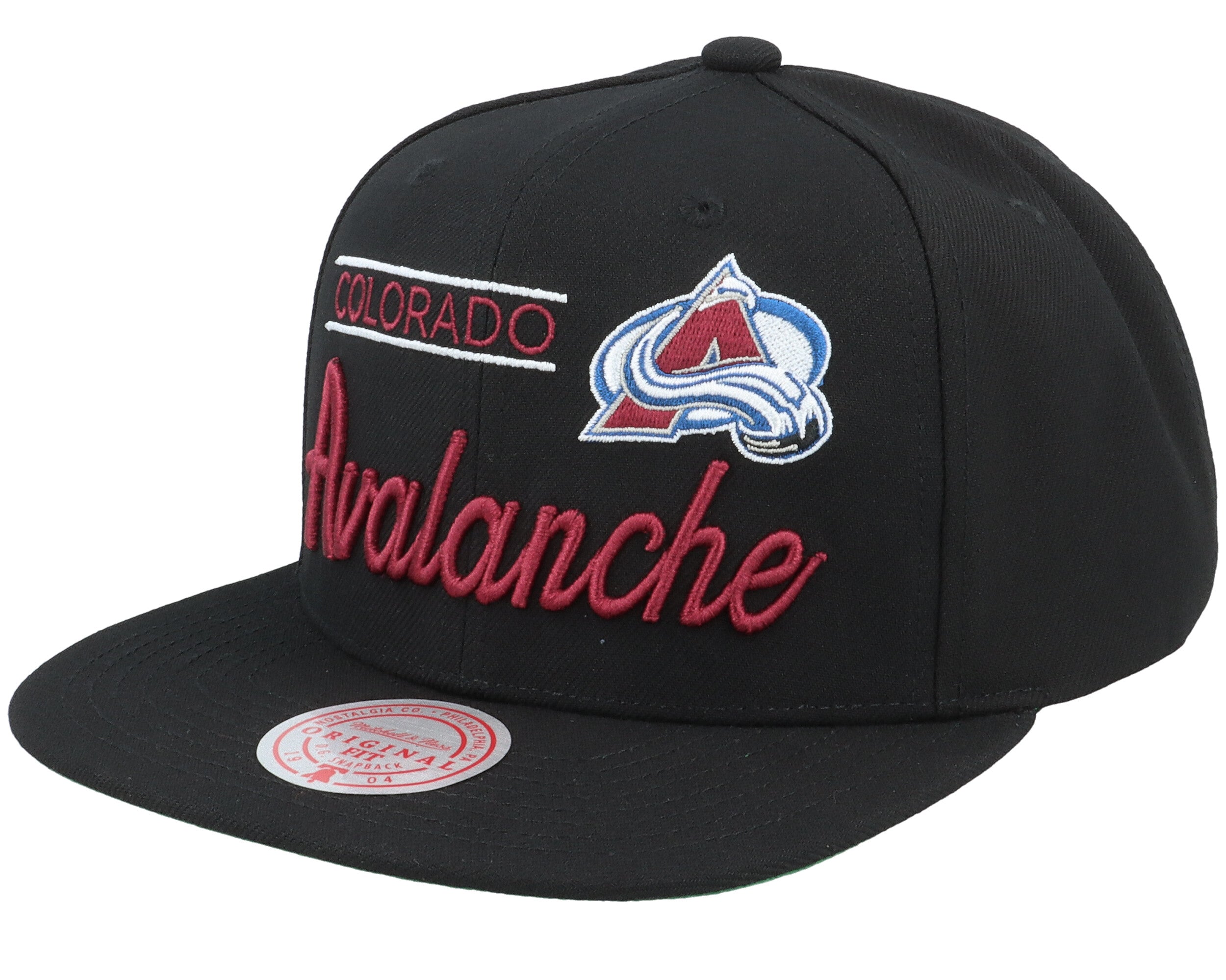 Mens Mitchell & Ness NHL RETRO LOCK UP SNAPBACK AVALANCHE