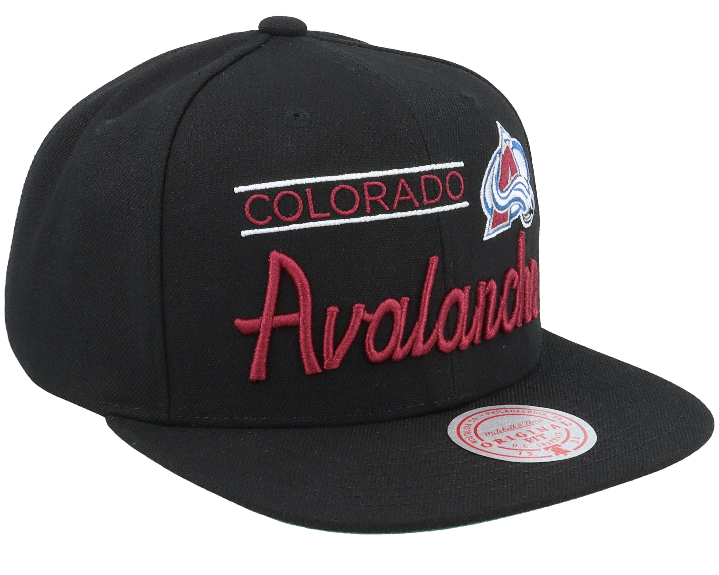 Mens Mitchell & Ness NHL RETRO LOCK UP SNAPBACK AVALANCHE