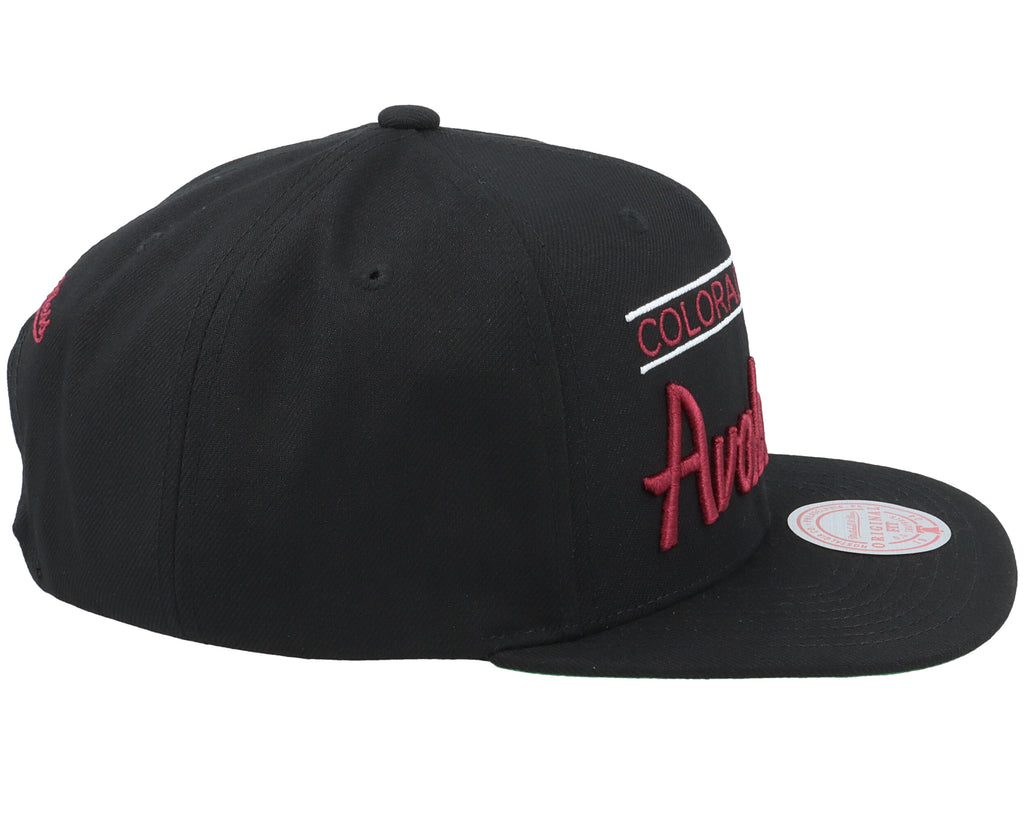 Mens Mitchell & Ness NHL RETRO LOCK UP SNAPBACK AVALANCHE