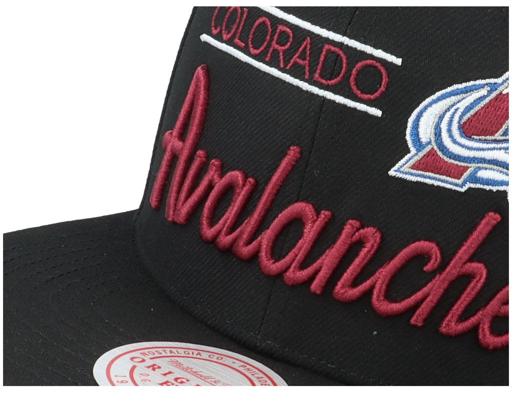 Mens Mitchell & Ness NHL RETRO LOCK UP SNAPBACK AVALANCHE