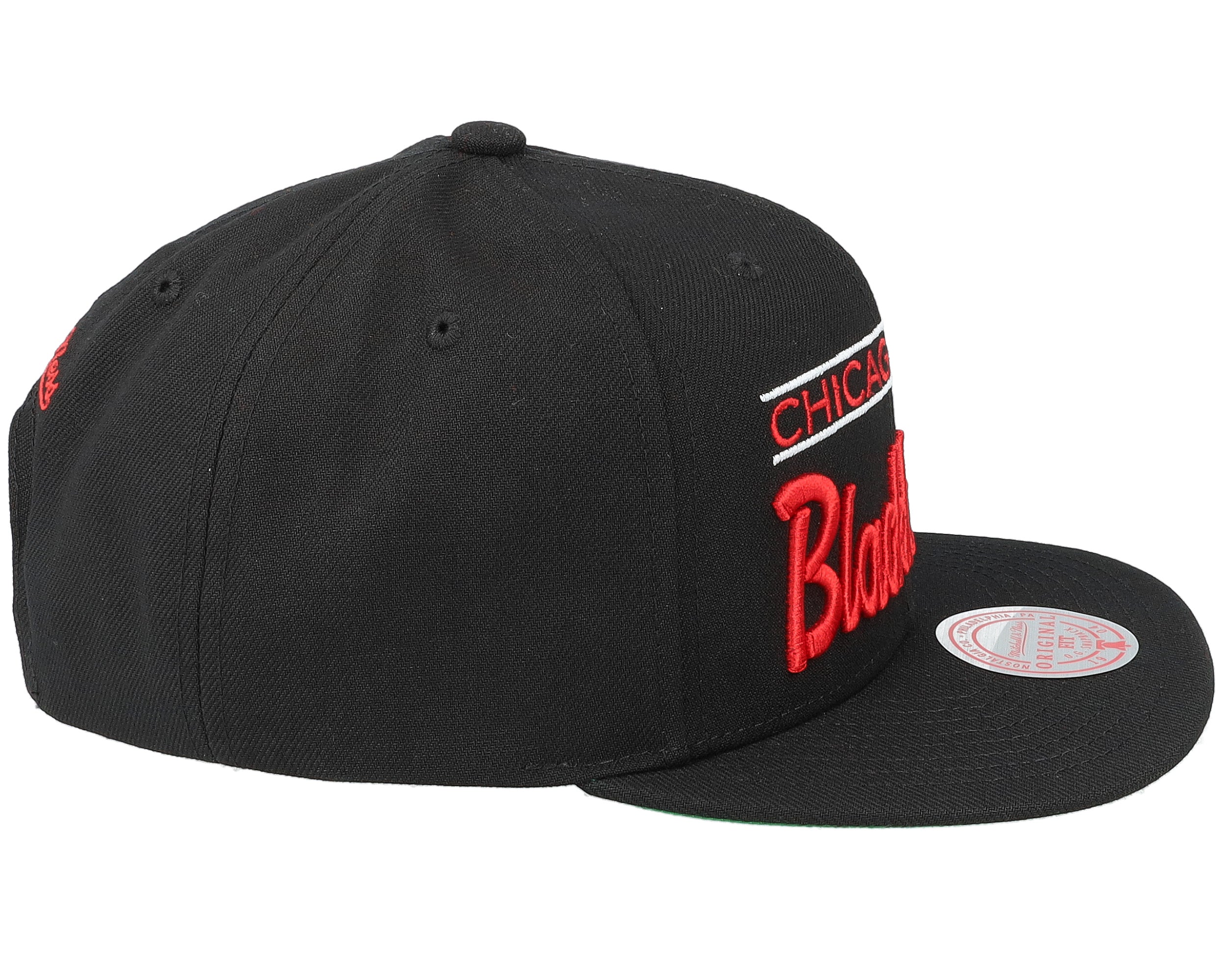 Mens Mitchell & Ness NHL RETRO LOCK UP SNAPBACK BLACKHAWKS