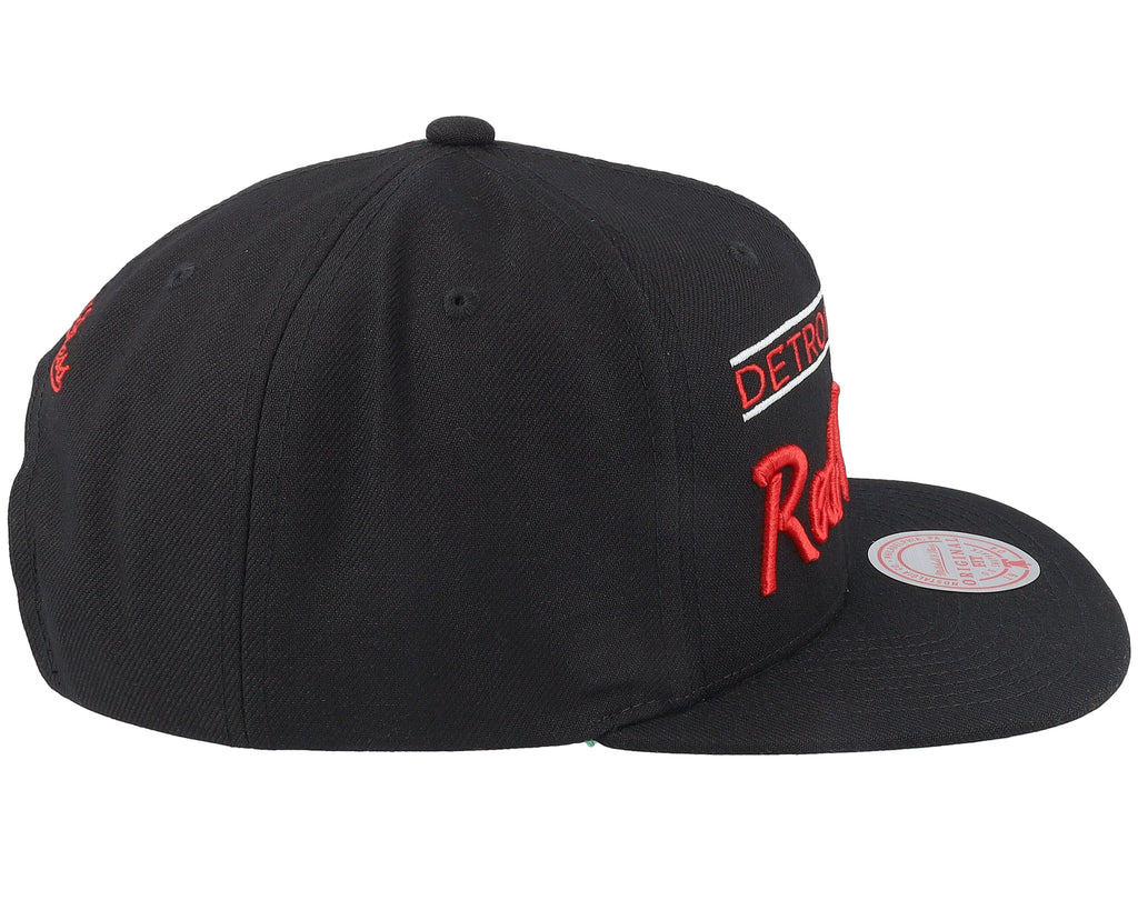 Mens Mitchell & Ness NHL RETRO LOCK UP SNAPBACK RED WINGS