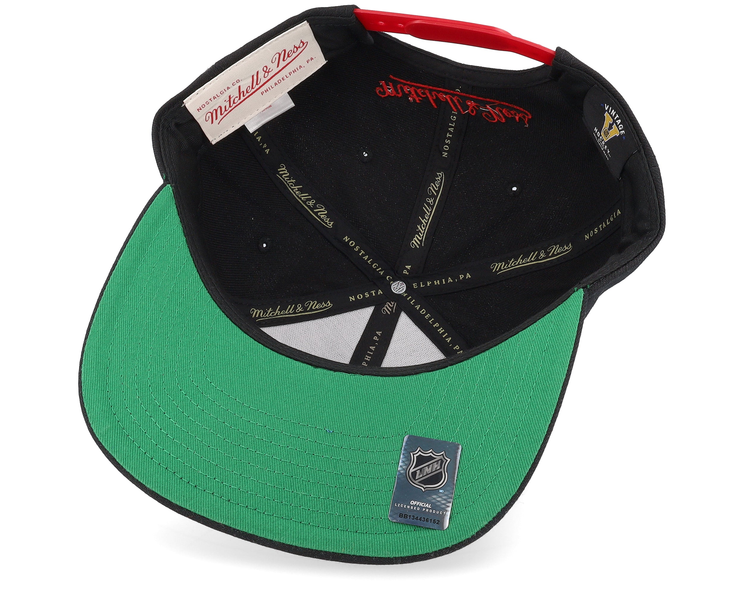 Mens Mitchell & Ness NHL RETRO LOCK UP SNAPBACK RED WINGS