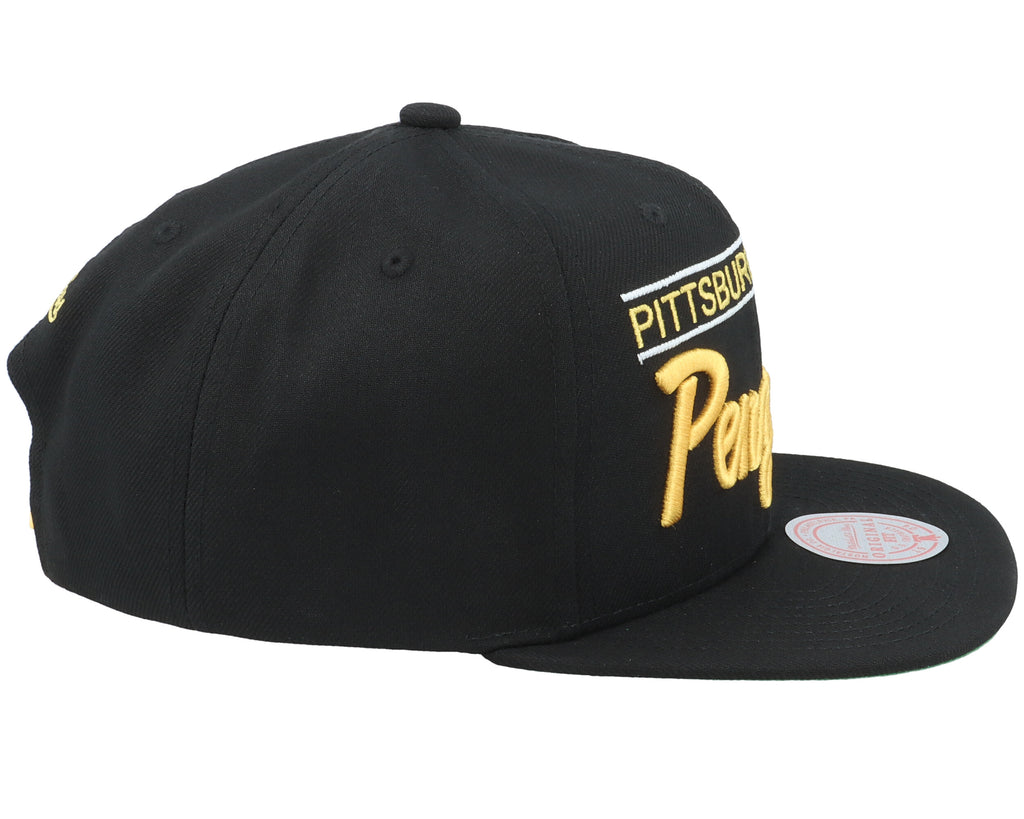 Mens Mitchell & Ness NHL RETRO LOCK UP SNAPBACK PENGUINS
