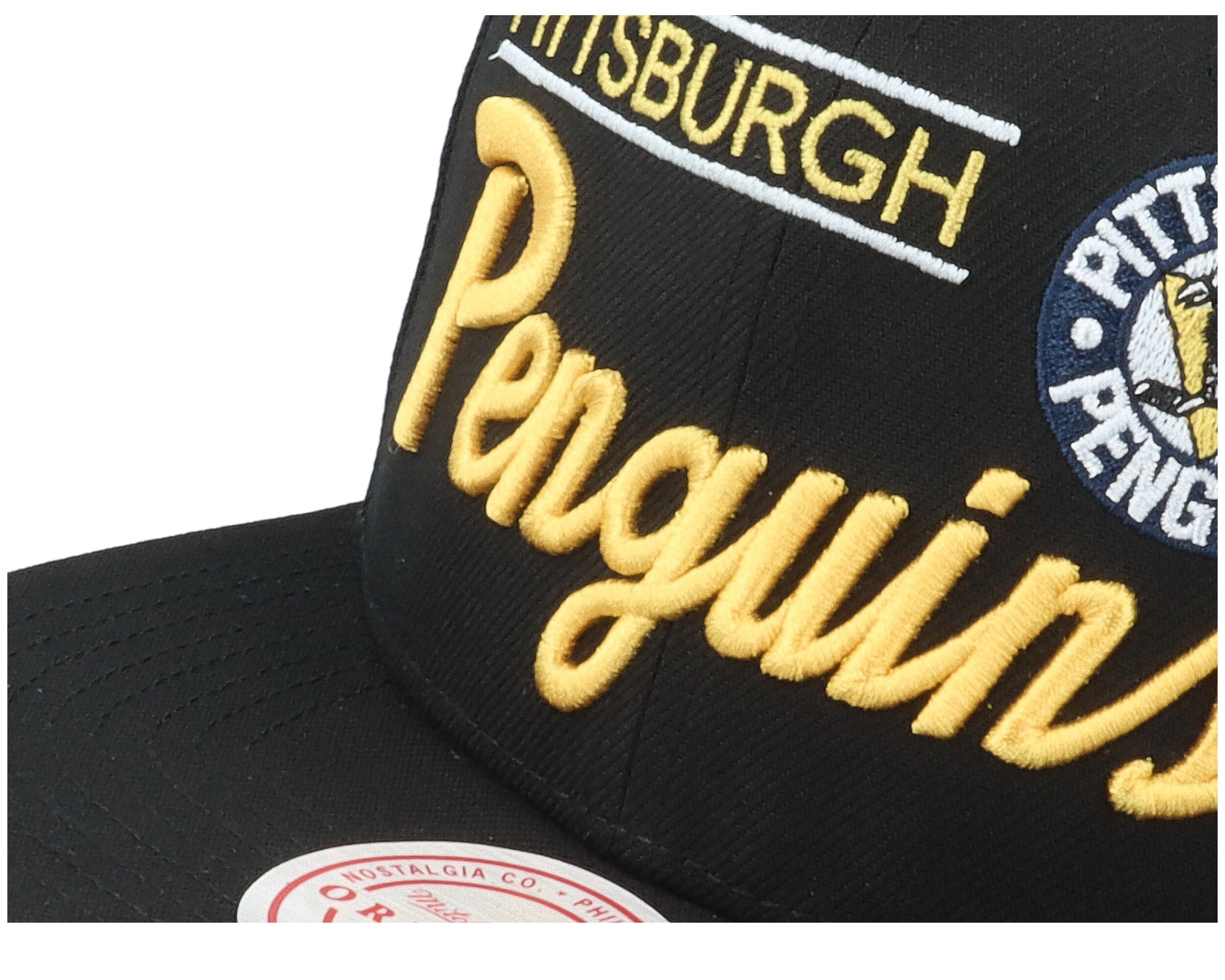 Mens Mitchell & Ness NHL RETRO LOCK UP SNAPBACK PENGUINS