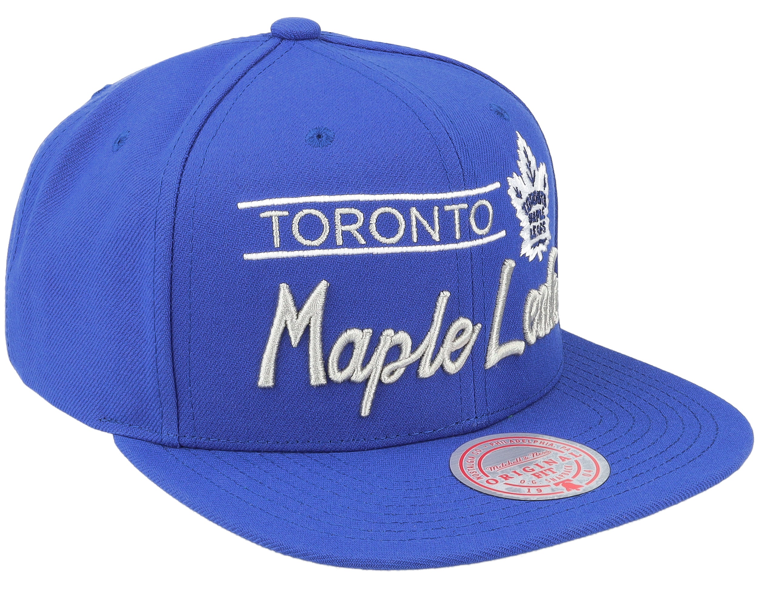 Mens Mitchell & Ness NHL RETRO LOCK UP SNAPBACK MAPLE LEAFS