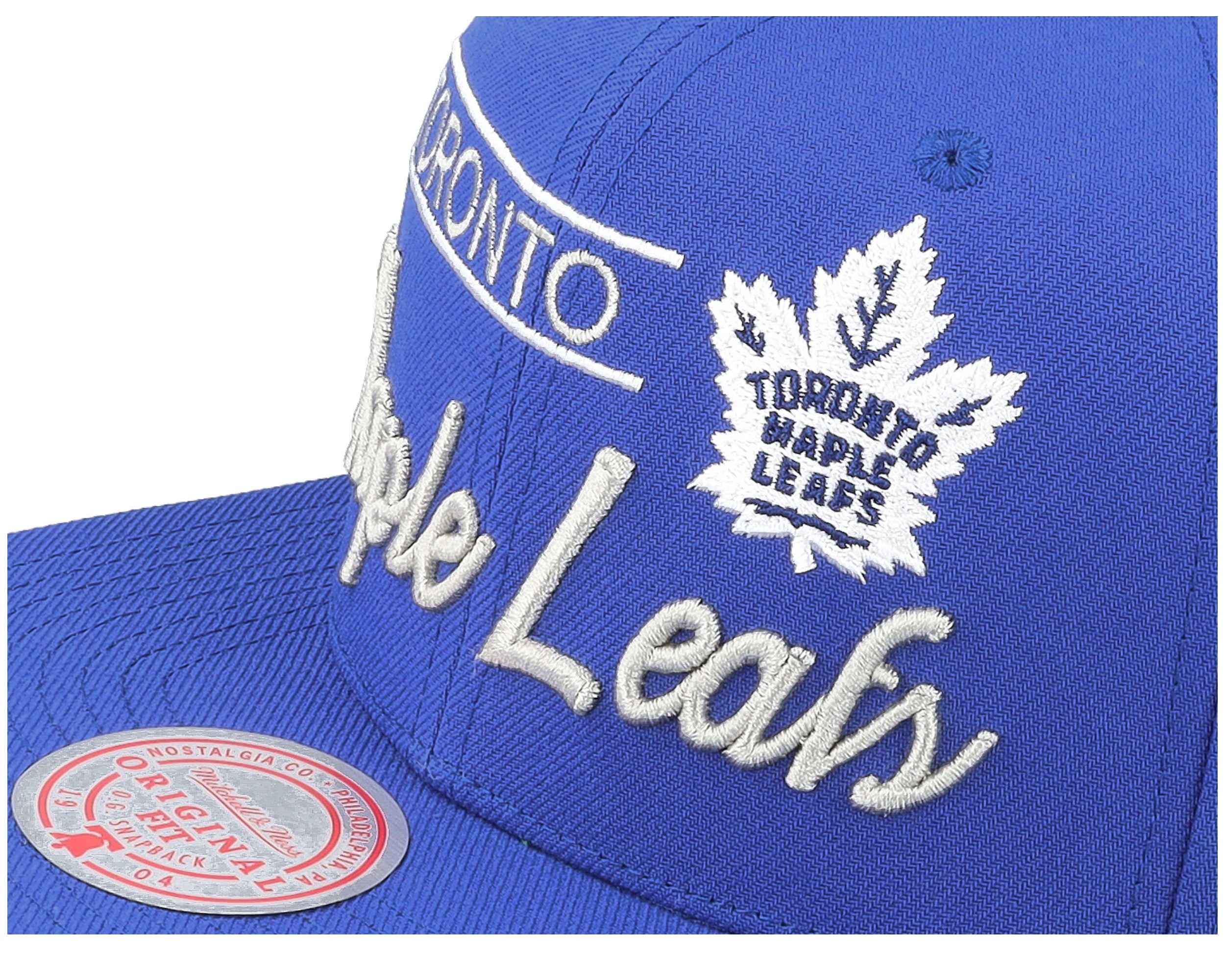 Mens Mitchell & Ness NHL RETRO LOCK UP SNAPBACK MAPLE LEAFS