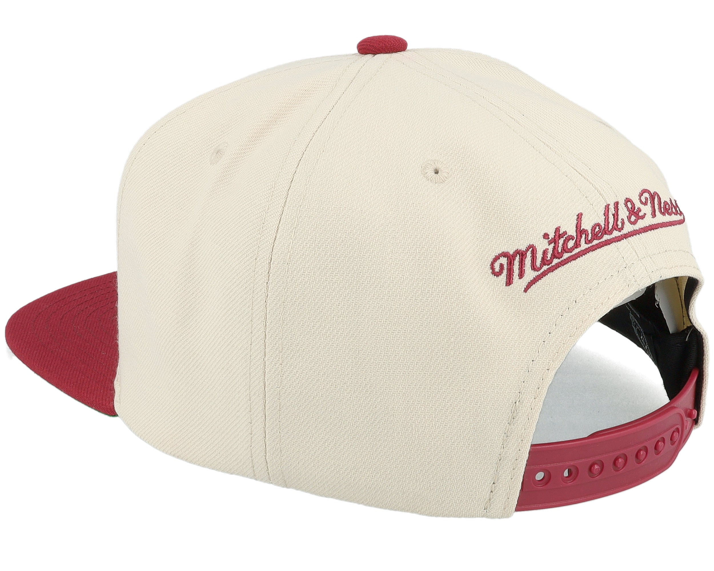 Mens Mitchell & Ness NHL VINTAGE OFF-WHITE SNAPBACK AVALANCHE