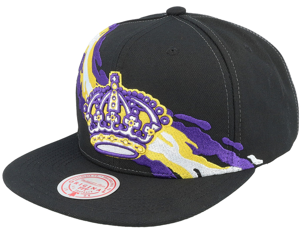 Mens Mitchell & Ness NHL VINTAGE PAINTBRUSH SNAPBACK KINGS