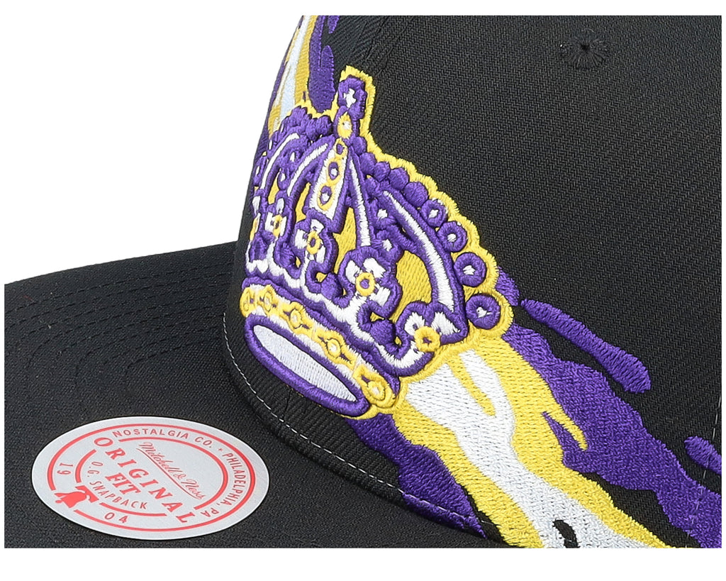 Mens Mitchell & Ness NHL VINTAGE PAINTBRUSH SNAPBACK KINGS