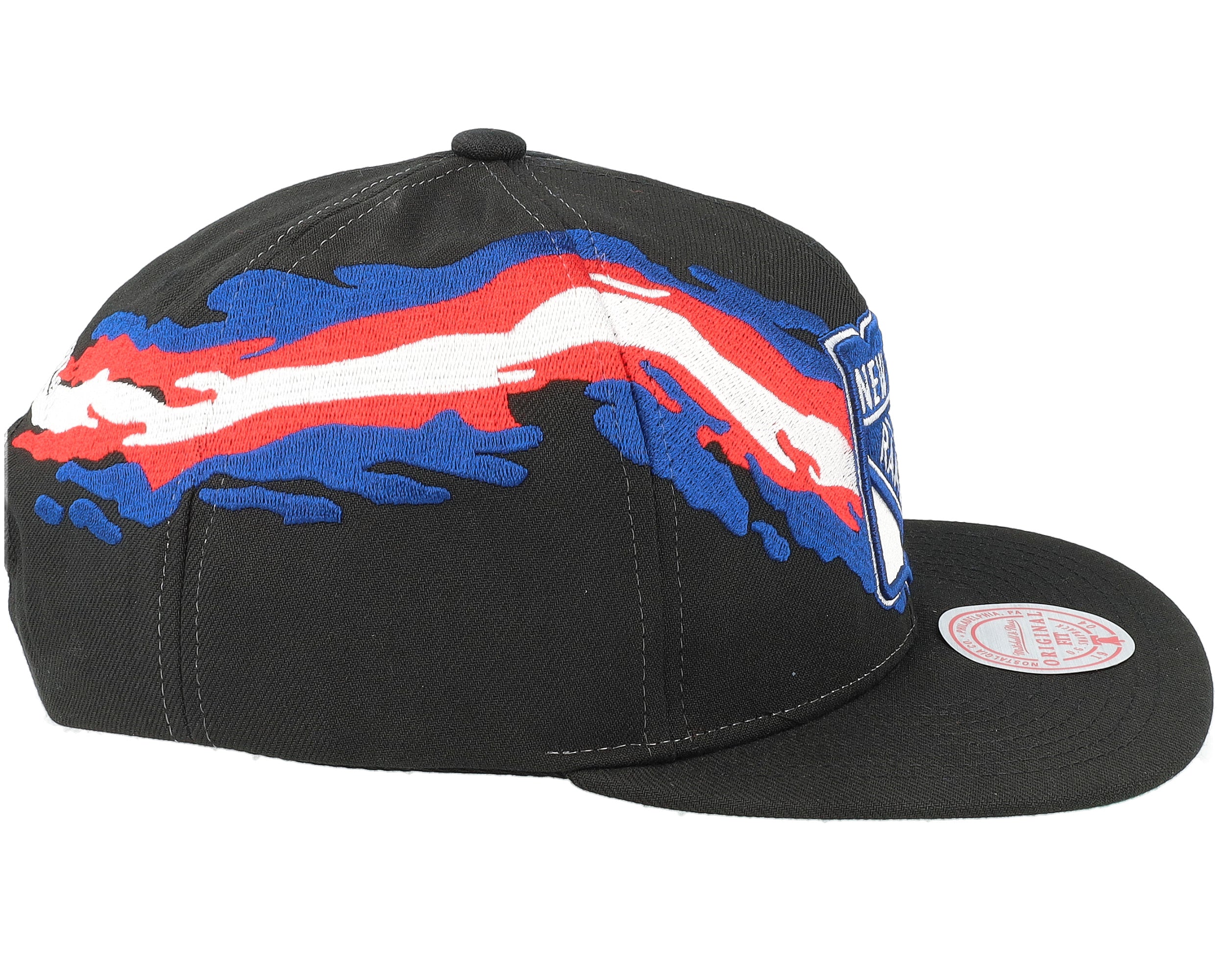 Mens Mitchell & Ness NHL VINTAGE PAINTBRUSH SNAPBACK RANGERS