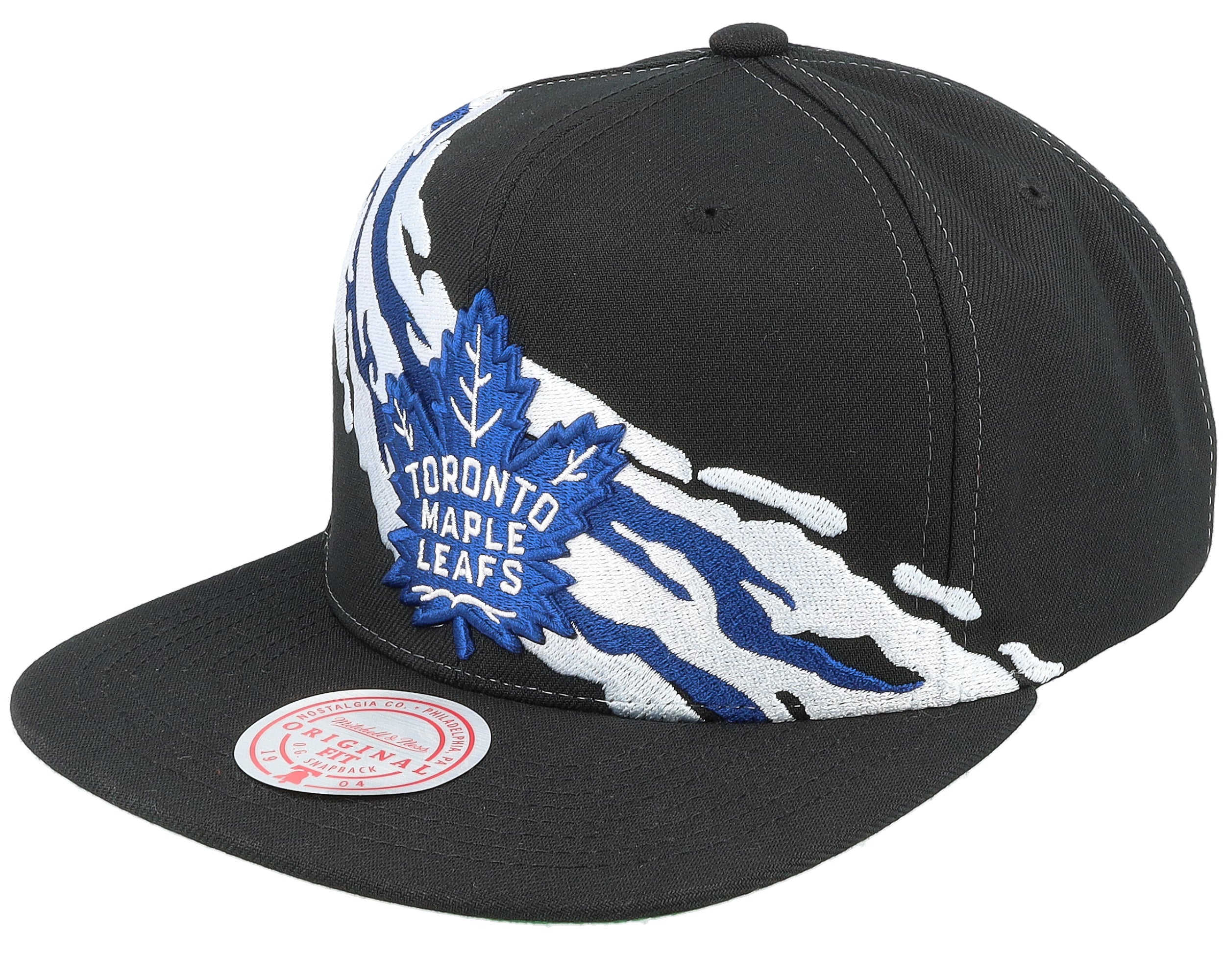 Mens Mitchell & Ness NHL VINTAGE PAINTBRUSH SNAPBACK MAPLE LEAFS