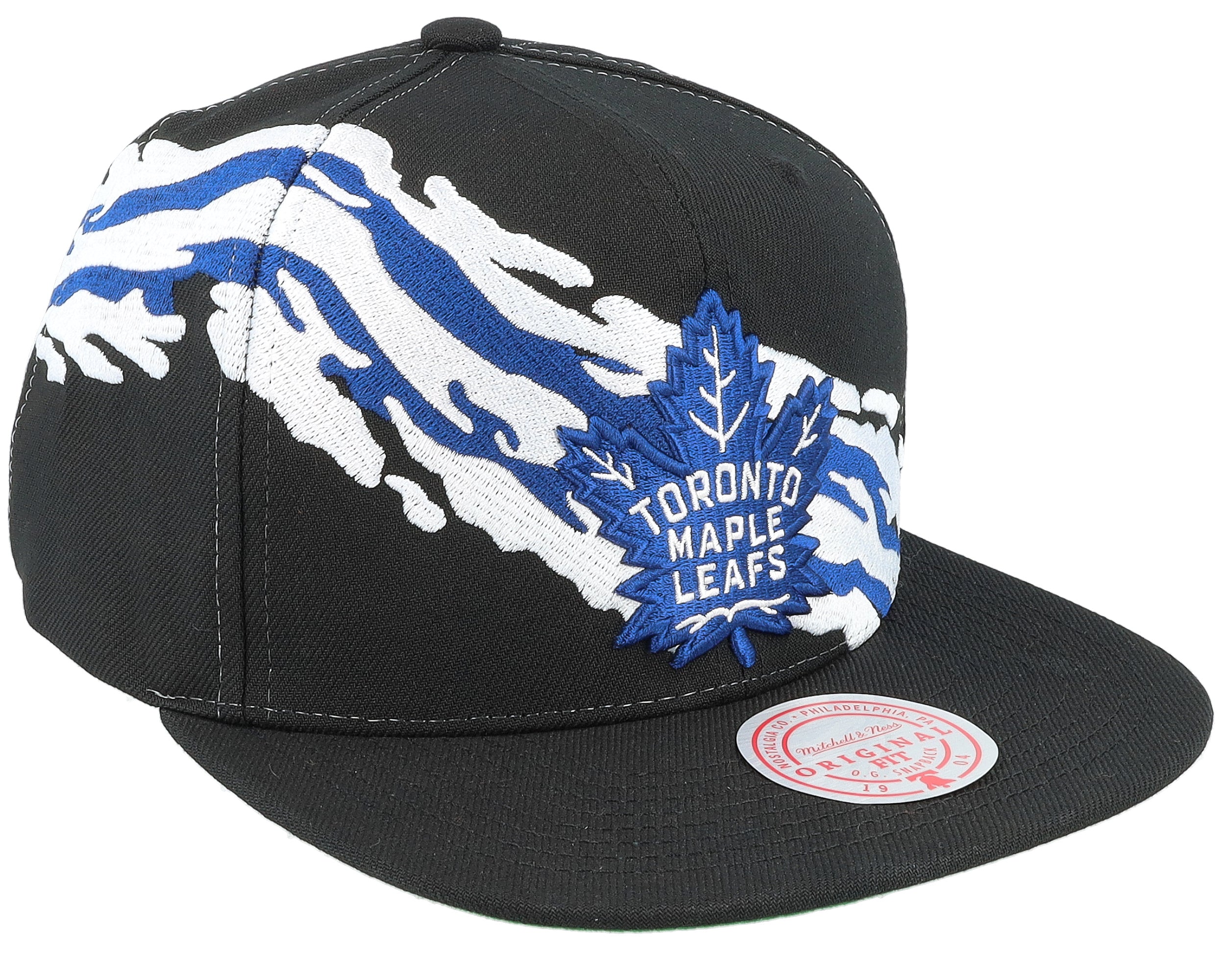 Mens Mitchell & Ness NHL VINTAGE PAINTBRUSH SNAPBACK MAPLE LEAFS