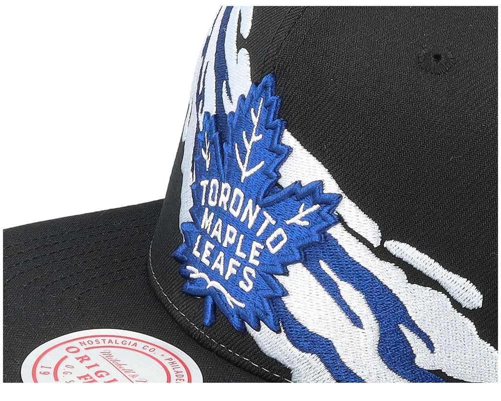 Mens Mitchell & Ness NHL VINTAGE PAINTBRUSH SNAPBACK MAPLE LEAFS