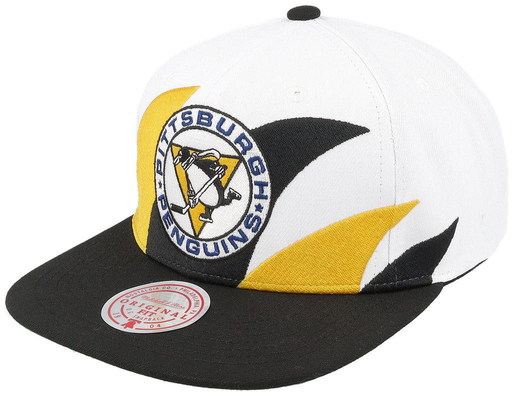 Mens Mitchell & Ness NHL VINTAGE SHARKTOOTH SNAPBACK PENGUINS