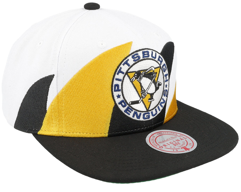 Mens Mitchell & Ness NHL VINTAGE SHARKTOOTH SNAPBACK PENGUINS